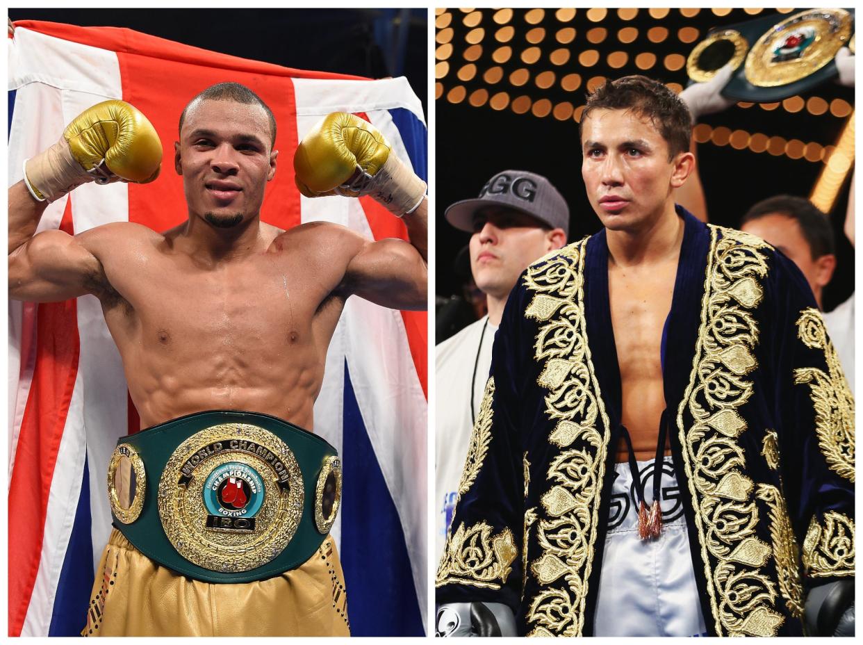 Eubank Jr. wants to challenge for Golovkin's titles: Getty