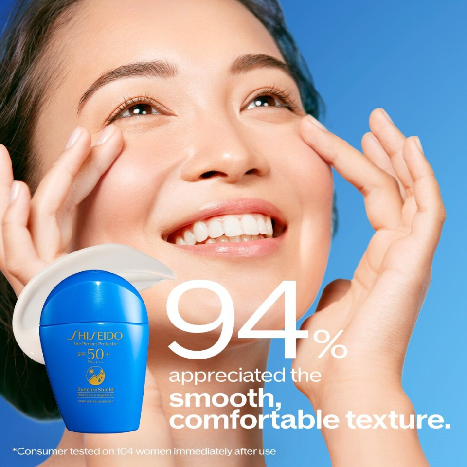Beat the heat, protect your skin from the sun's harmful rays. PHOTO: Shiseido