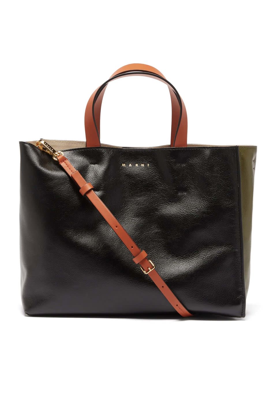 <p><a class="link " href="https://www.matchesfashion.com/products/Marni-Museo-leather-tote-bag-1454135" rel="nofollow noopener" target="_blank" data-ylk="slk:SHOP NOW;elm:context_link;itc:0;sec:content-canvas">SHOP NOW</a></p><p>If you're after something a little roomier, look to Marni whose soft leather Museo tote is a great buy.</p><p>Bag, £990, Marni at <a href="https://www.matchesfashion.com/products/Marni-Museo-leather-tote-bag-1454135" rel="nofollow noopener" target="_blank" data-ylk="slk:Matches Fashion;elm:context_link;itc:0;sec:content-canvas" class="link ">Matches Fashion</a></p>