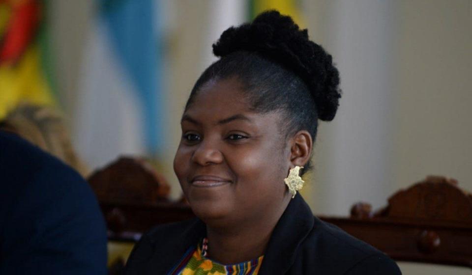 la vicepresidenta, Francia Márquez, la primera mujer afro en llegar a ocupar el segundo cargo más importante del país. Foto: Prensa Gustavo Petro.