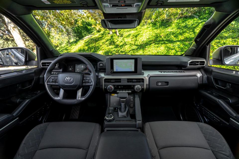 2024 toyota tacoma black interior