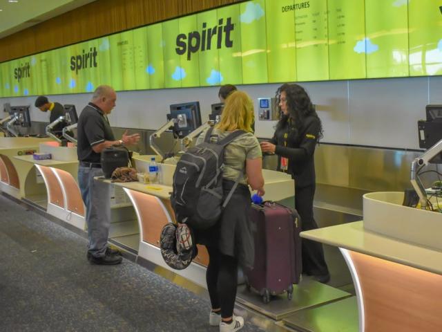 Spirit Airlines passengers
