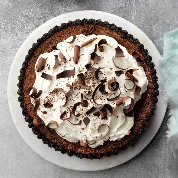 Chocolate Mint Truffle Tart