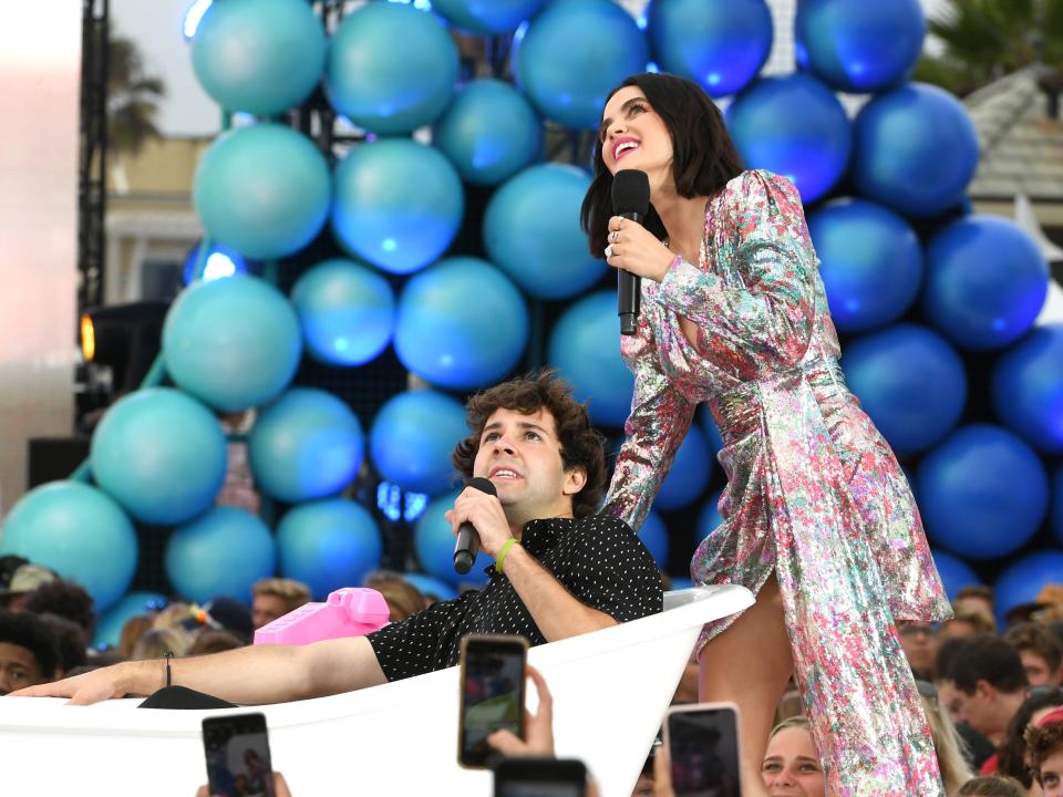 david dobrik lucy hale Teen Choice Awards