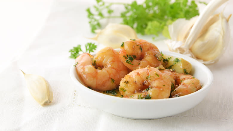 shrimp with herbs and garlic