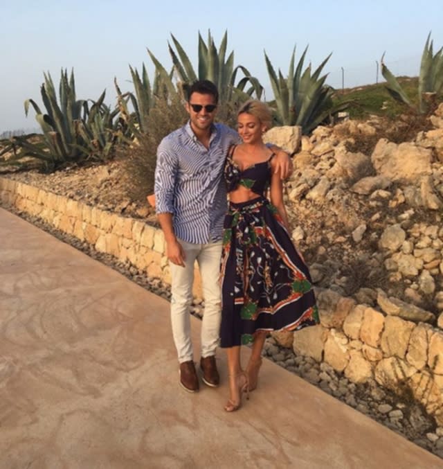 Michelle Keegan and Mark Wright on holiday in Majorca