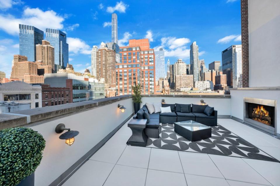 The terrace space with city views. Scott Wintrow