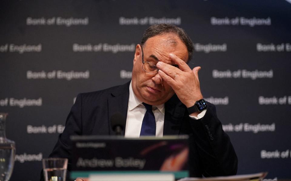 Andrew Bailey Bank of England - Yui Mok/Pool via REUTERS