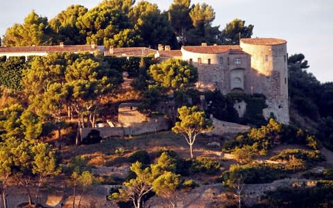 The Fort de Bregancon in Bormes-les-Mimosas, France, - Credit: Jean-Paul Pelissier/Reuters