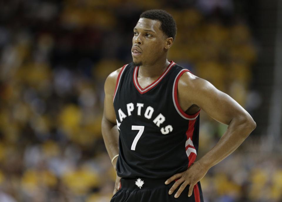 Kyle Lowry played 60 games for the Raptors last season. (AP)