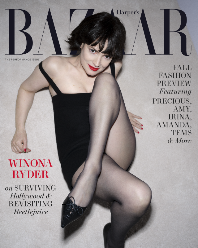 <a href="https://www.harpersbazaar.com/culture/film-tv/a61426954/winona-ryder-interview-2024/" rel="nofollow noopener" target="_blank" data-ylk="slk:Winona Ryder for Harper's Bazaar August 2024 Performance Issue.;elm:context_link;itc:0;sec:content-canvas" class="link ">Winona Ryder for Harper's Bazaar August 2024 Performance Issue.</a><p>Photo: Liv Liberg/Courtesy of Harper's Bazaar</p>