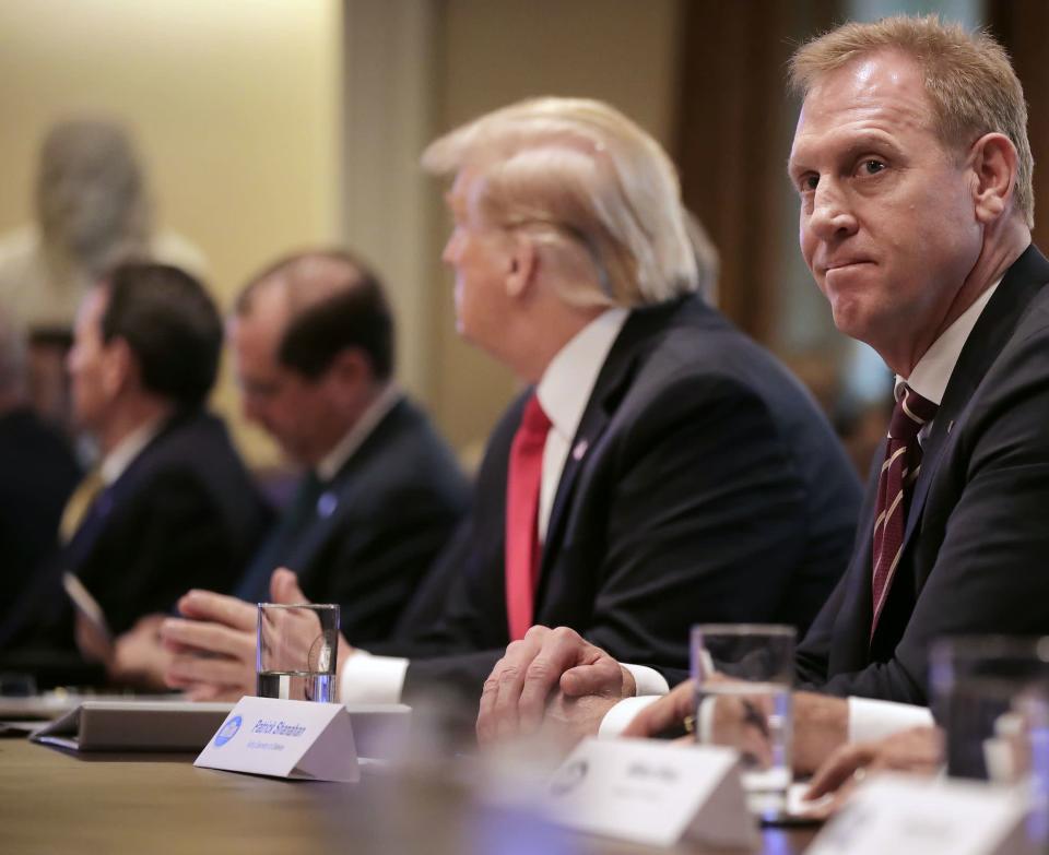 Acting Defense Secretary Patrick Shanahan attends a Cabinet meeting with U.S. President Donald Trump at the White House January 02, 2019 in Washington, DC. (Photo: Chip Somodevilla/Getty Images)