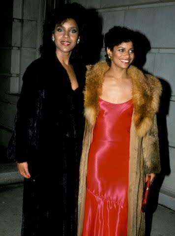 <p>Ron Galella/Ron Galella Collection/Getty</p> Debbie Allen and Phylicia Rashad attending "The Kennedy Center Honors Awards" on December 2, 1984 at the Kennedy Center in Washington, D.C.