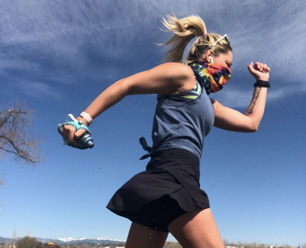 Kalyca Zarich is running 100 miles to raise money for healthcare workers. (Photo: Kalyca Zarich)