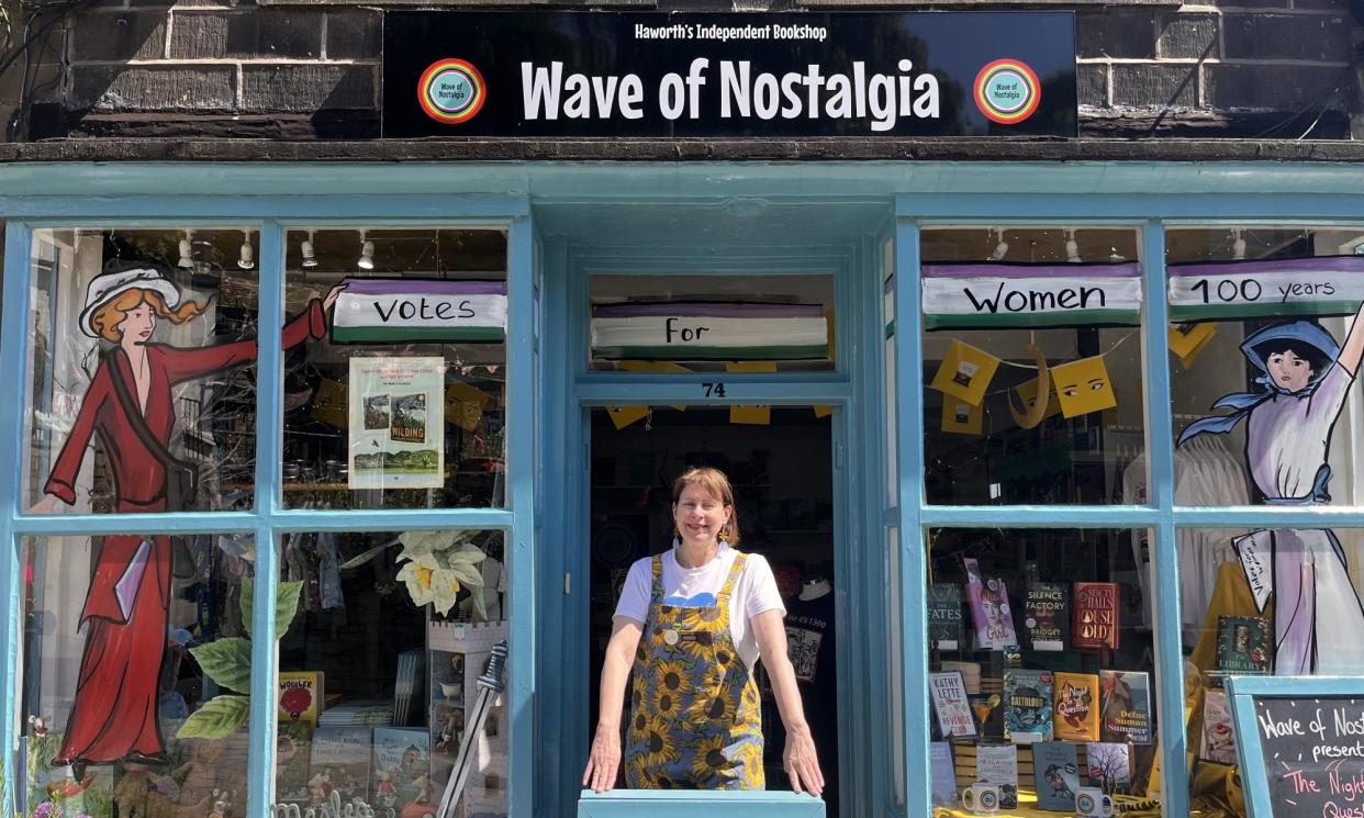 <span>‘The value of an independent bookshop is the knowledge and enthusiasm’ … Diane Park outside Wave of Nostalgia.</span><span>Photograph: Wave of Nostalgia</span>