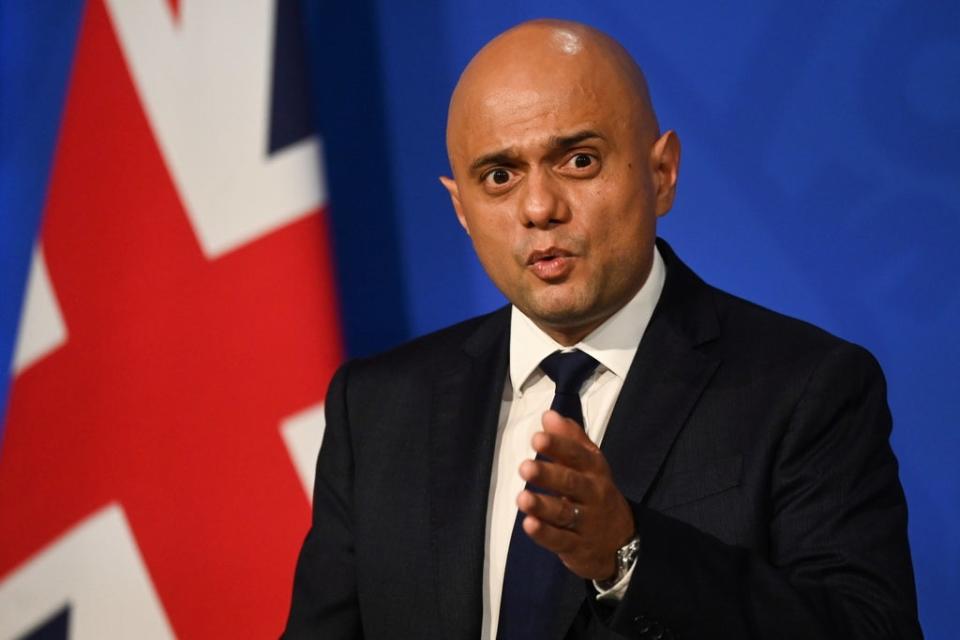 Sajid Javid said over the summer that travellers should not face ‘unnecessary costs or low quality provision’ when it comes to testing (PA) (PA Wire)