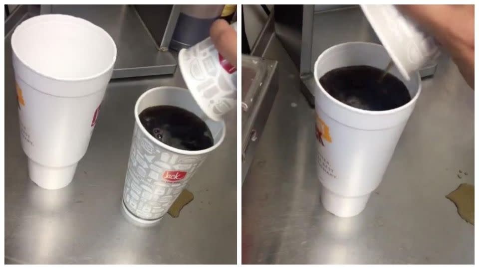 Fast Food Cup Optical Illusion Baffles Internet