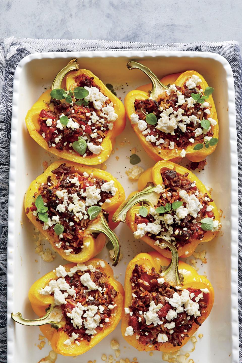 Greek Stuffed Peppers