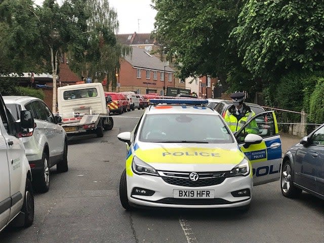 Metropolitan Police were called to Prentis Road in Streatham at just after 4pm on Thursday to reports of a stabbing. (John Dunne)