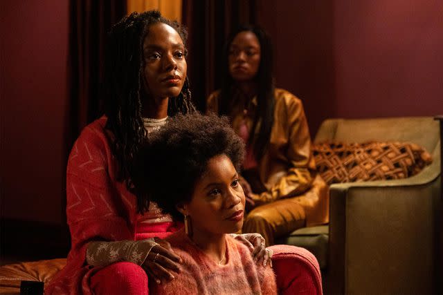 Wilford Harwood/Hulu Ashleigh Murray, Sinclair Daniel, and Amber Reign Smith on 'The Other Black Girl'