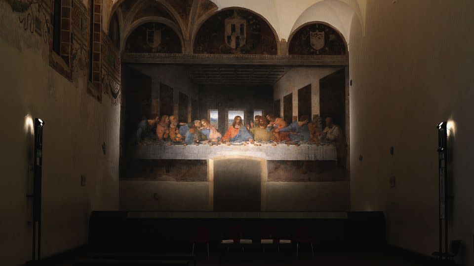 The rare compound plumbonacrite was also found in "The Last Supper," as well as in several 17th-century works by Rembrandt. - Pier Marco Tacca/Getty Images