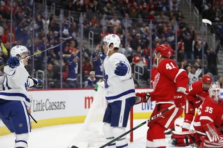 NHL: Toronto Maple Leafs at Detroit Red Wings