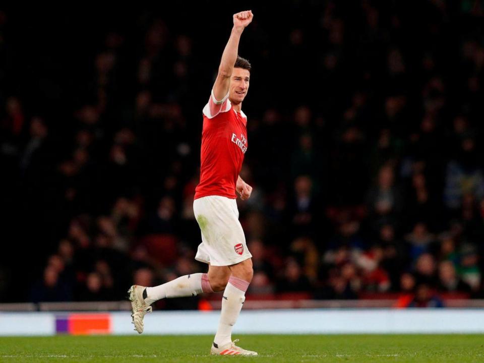 Laurent Koscielny made his first appearance since May (AFP/Getty Images)
