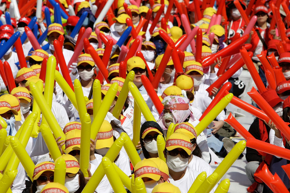 South Korean Prostitutes Protest Against Anti-Sex Law