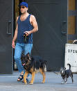 <p>Zachary Quinto leads the way during a walk around N.Y.C. with his pups on Oct. 8.</p>