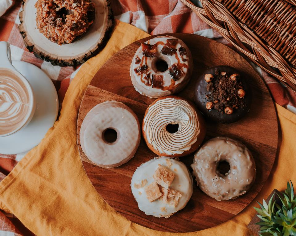 A batch of doughnuts at The Salty Donut,