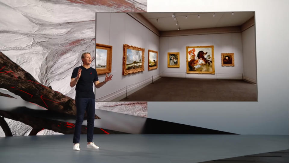 Verizon 與大都會藝術博物館合作發表「The Met Unframed」。