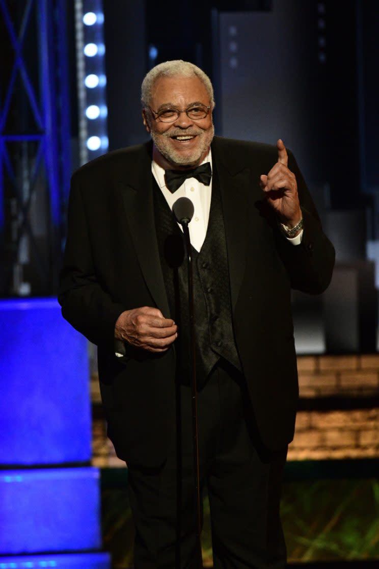 James Earl Jones, recipient of the Special Tony Award for Lifetime Achievement in the Theater.