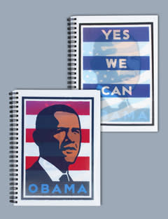 Spiral-Bound Obama Journal
