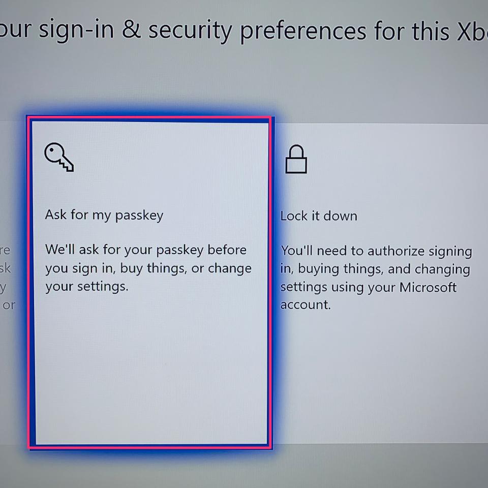 How to change Xbox One password4