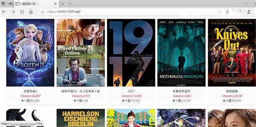 《電影線上看》涉侵權，網站伺服器已被強制下架。（圖／刑事局提供）