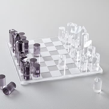 20) Acrylic Chess Set