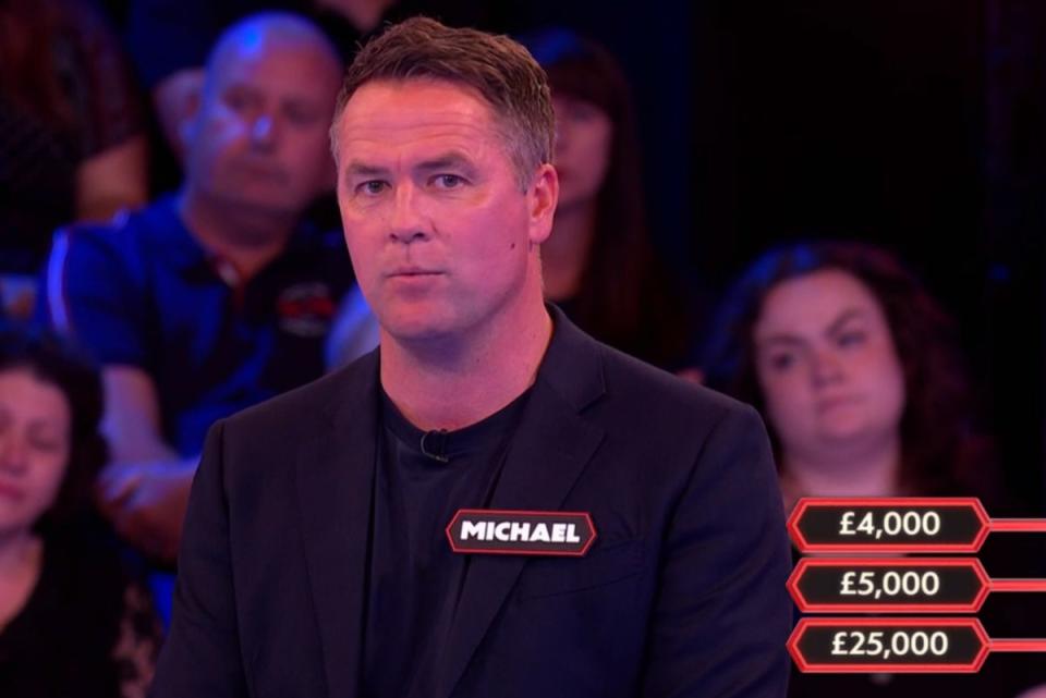 Michael Owen on Deal or No Deal (ITV/screengrab)