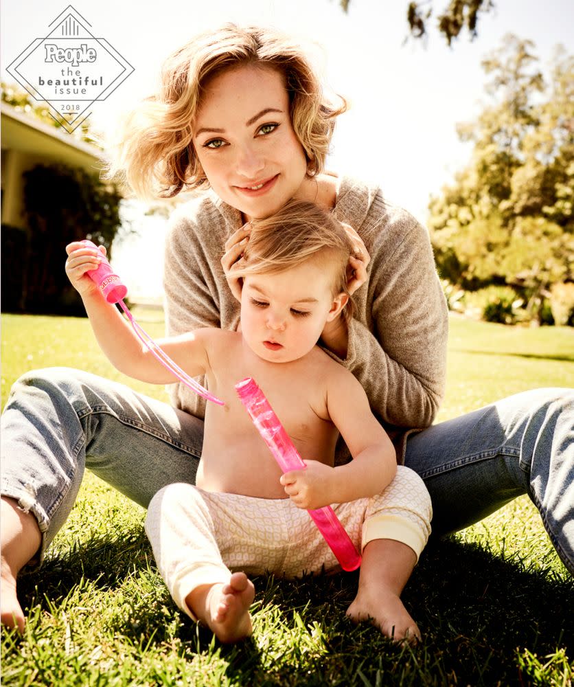 Olivia Wilde and daughter Daisy