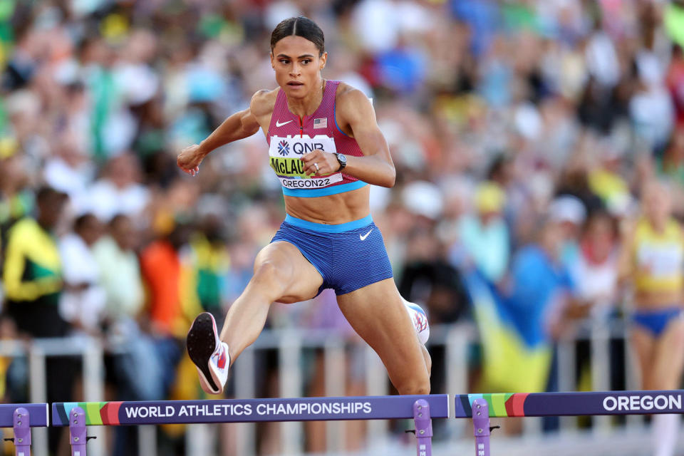 Sydney McLaughlin competing (Ezra Shaw / Getty Images)