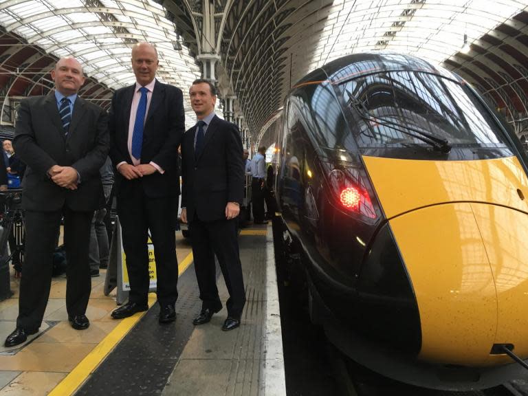 Rush-hour chaos: New Intercity Express train breaks down on first outing with Transport Secretary on board