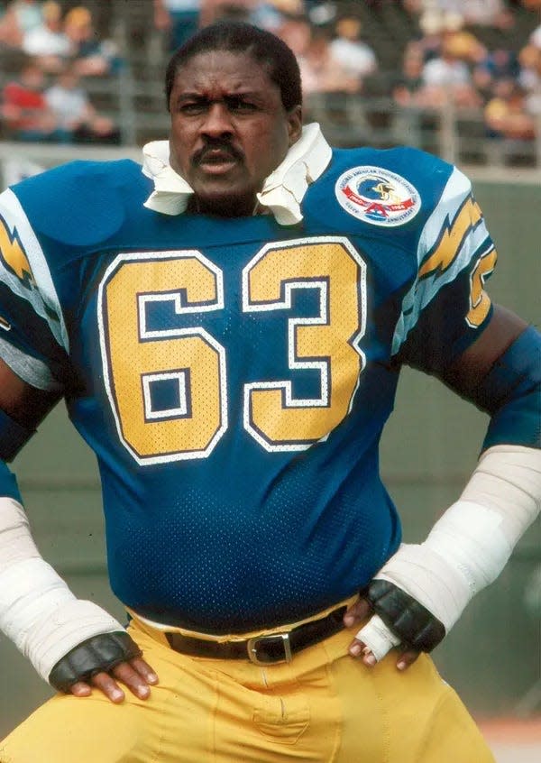 Doug Wilkerson when he played with the San Francisco Chargers.