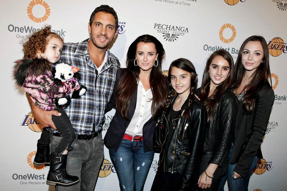 Kyle Richards family Lakers Casino Night