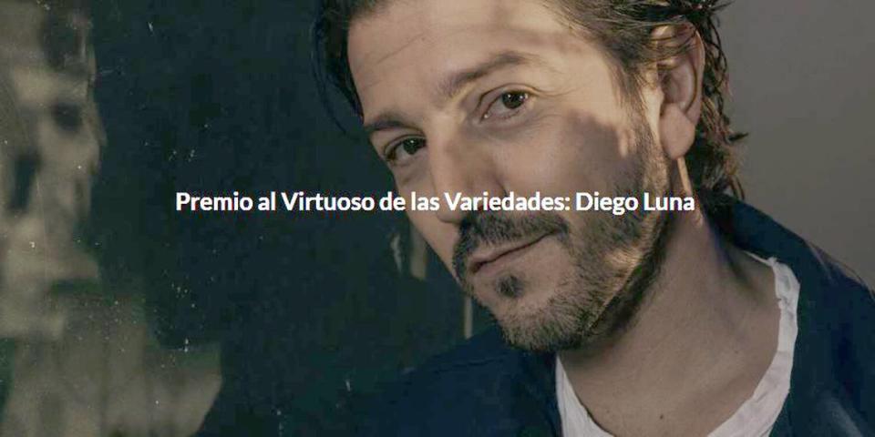 Variety honrará al actor Diego Luna con el primer premio “Variety Virtuoso” el cual se entregará por primera vez en la 40 edición del Festival de Cine.