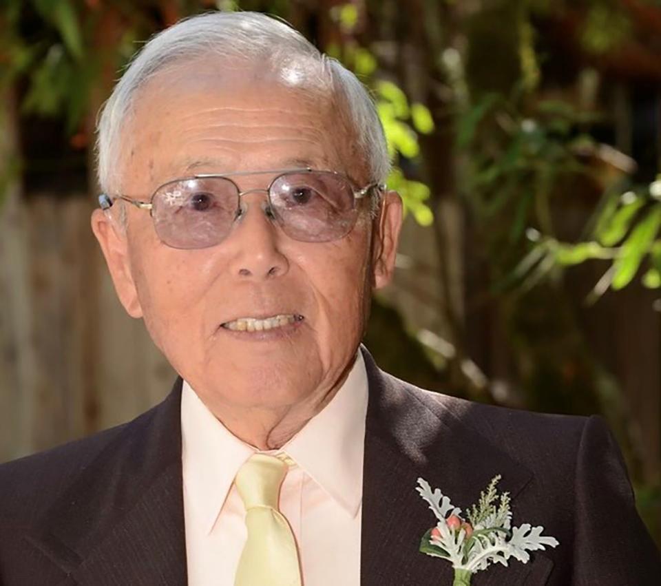 Jim Tanimoto, 91, of Gridley in 2014. Now 100 years old, Tanimoto is one of about 27,000 people imprisoned in the Tule Lake prison camp from 1942 to 1946.