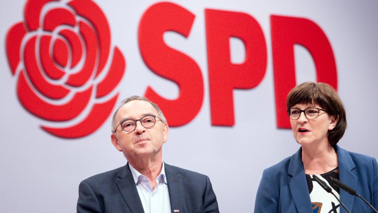 Die neue Spitze der SPD: Norbert Walter-Borjans und Saskia Esken.