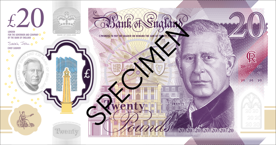 King Charles III New banknotes and coins for 2023