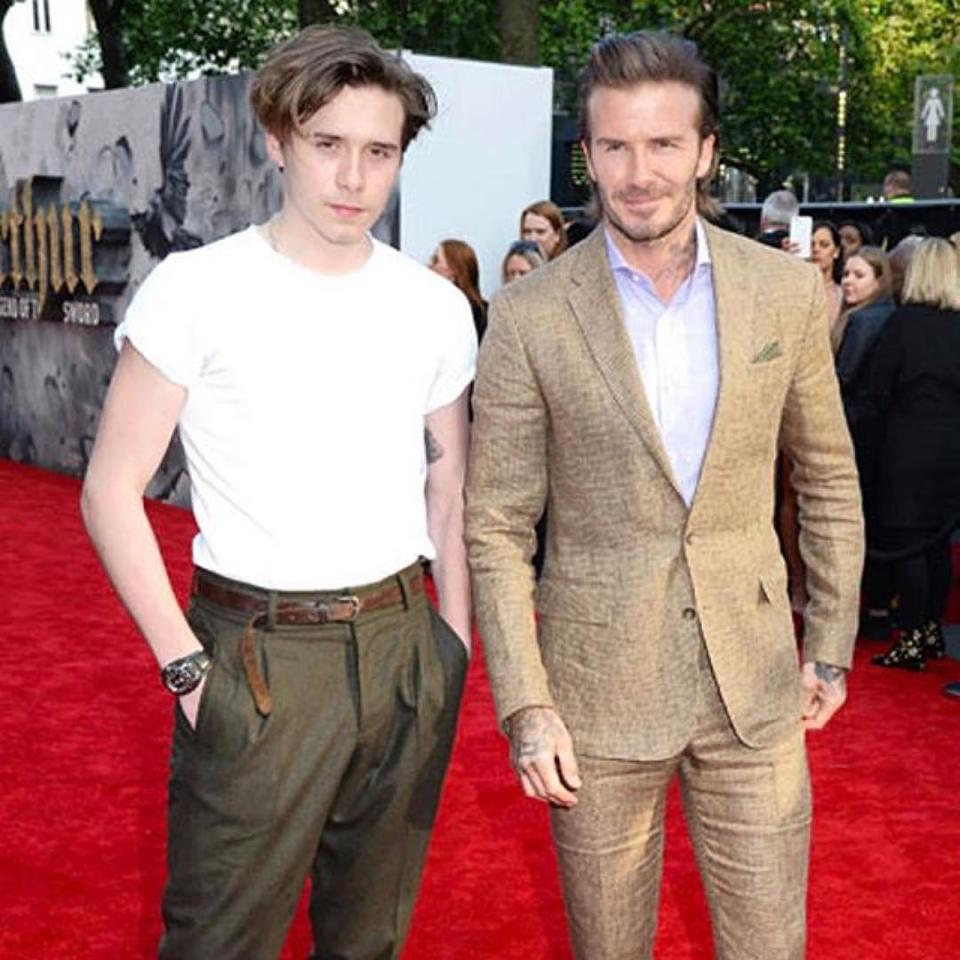 David & Brooklyn Beckham