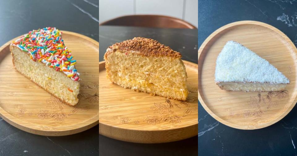 Love Confectionery - Rainbow Rice, Peanut, Coconut Buttercream Cakes