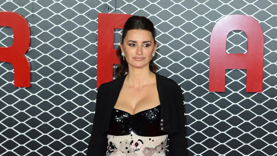 LONDON, ENGLAND - DECEMBER 04: Penelope Cruz attends the "Ferrari" Sky Premiere at Odeon Luxe Leicester Square on December 04, 2023 in London, England. (Photo by Joseph Okpako/WireImage)