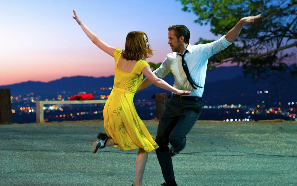 Emma Stone and Ryan Gosling in La La Land - AP
